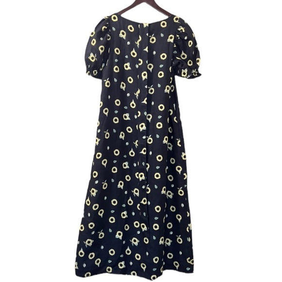 Sleeper Dress Brigitte Sunflowers Midi Sz L - Picture 4 of 9